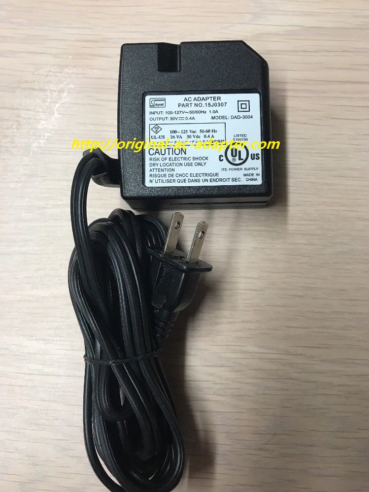 Brand NEW Skynet 30V 0.4A FOR 15J0307 AC Power Supply Adaptor Adapter Charger